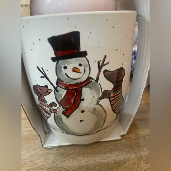Dachshund Valentine Mug Winter theme  NWT Perfect Valentine gift etc - Picture 10 of 15